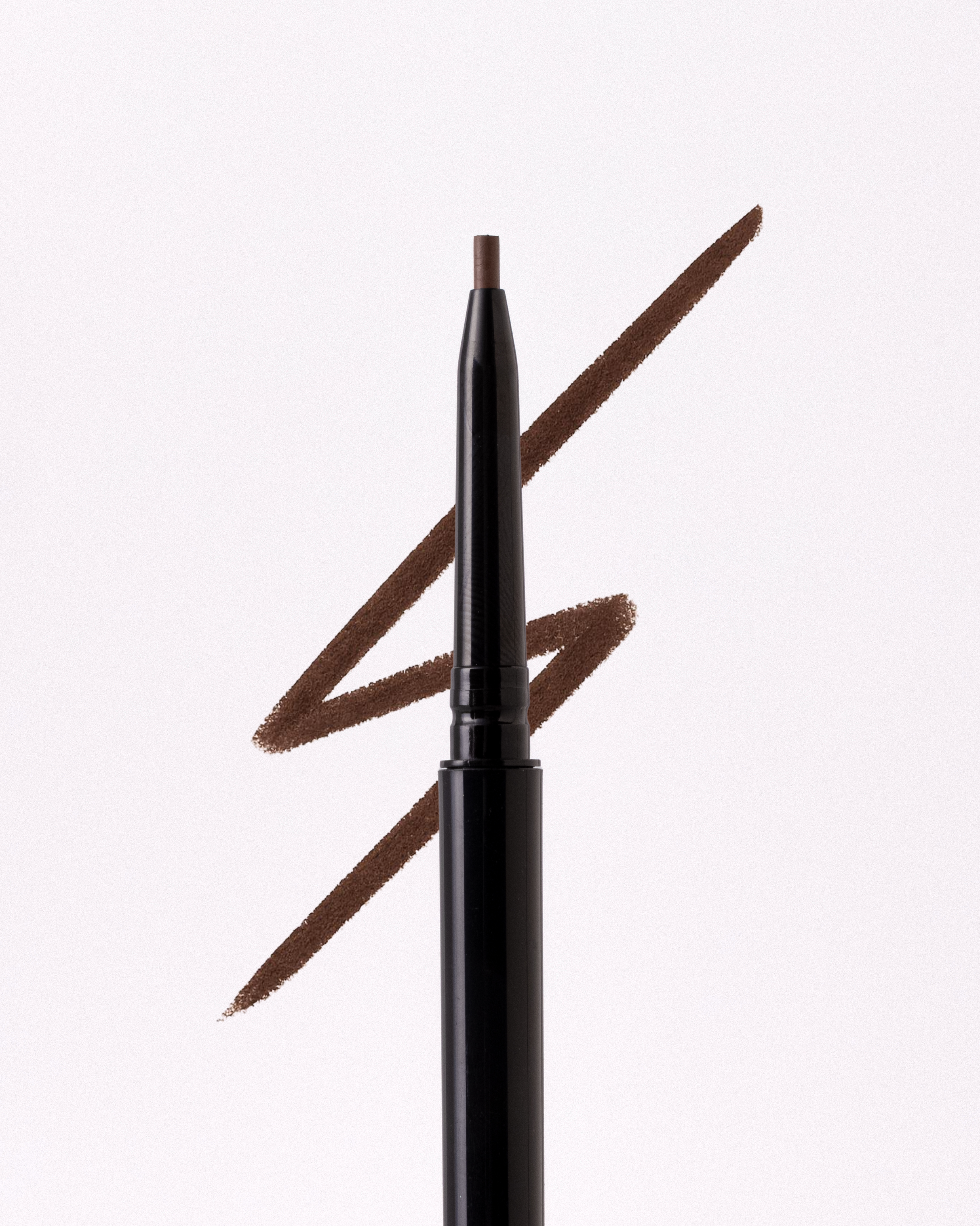 Waterproof eyebrow pencil in Sable with cool neutral undertones