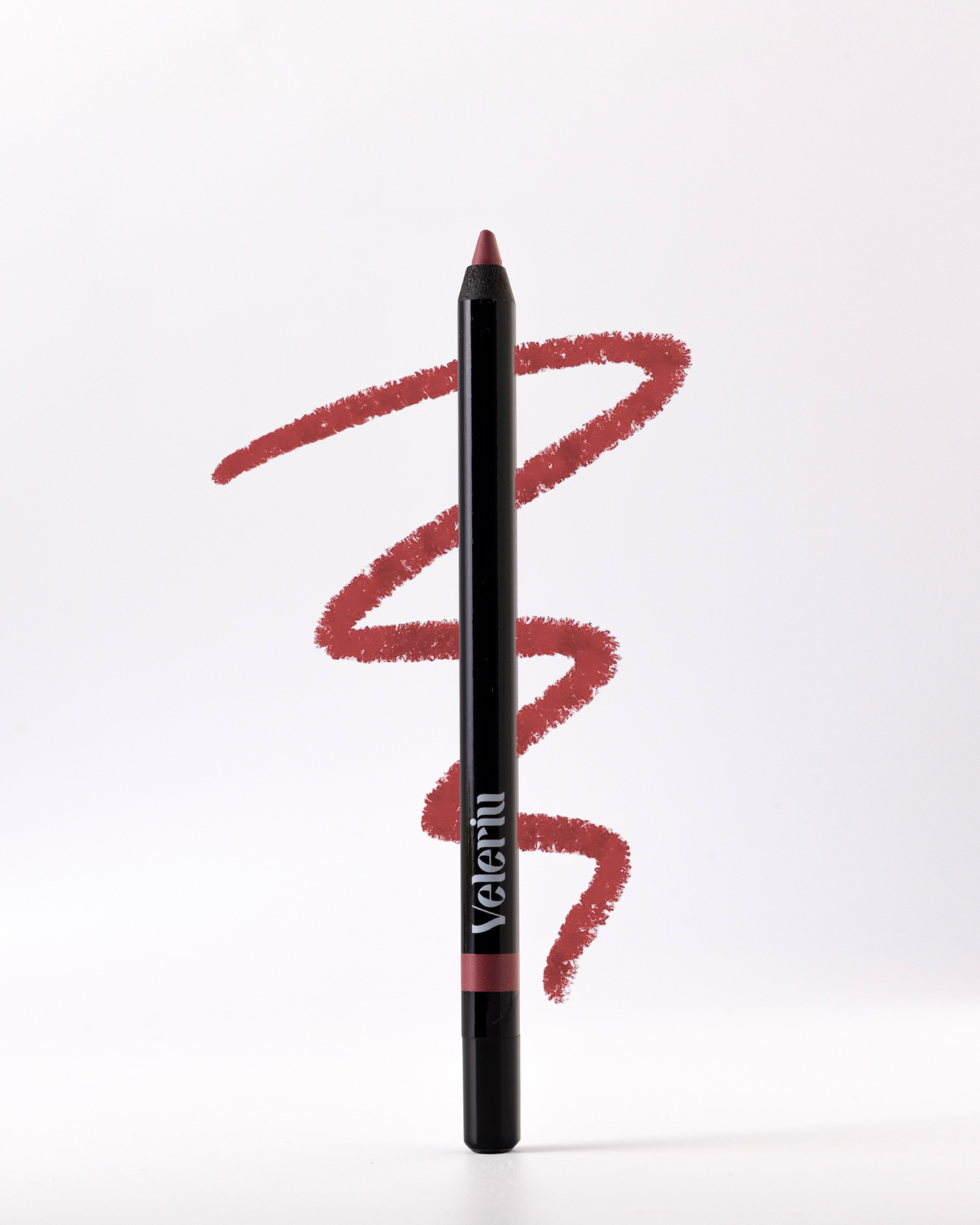 Waterproof Gel Lip Liner in Guava, a vibrant coral-pink creamy pencil